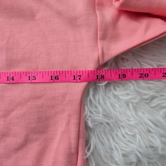 adidas Girls' Embroidered Training Lightweight Long Sleeve Pullover. Semi Pink. - Picture 4 of 8